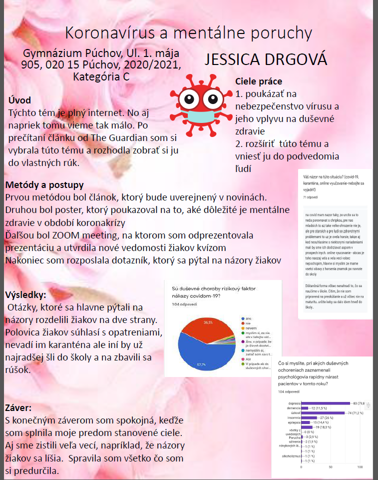 bio Koronavírus a mentálne poruchy Jessica 2021