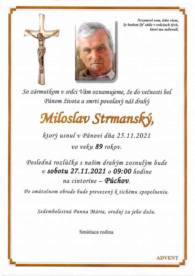 nekrolog Strmensky parte