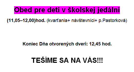 deň otvorených dverí